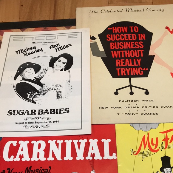 Collection of 8 Vintage Broadway Musical Programs - Picture 2 of 11